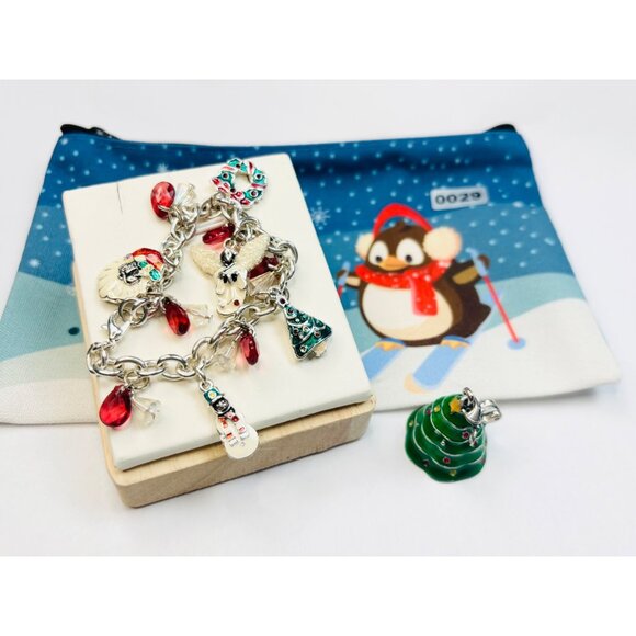 Holiday-Themed Charm Bracelet With Accessories - Picture 3 of 3